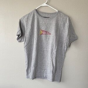 Vintage Iowa State Cyclones Ribbed ISU Flag Short Sleeve Tee Size Small